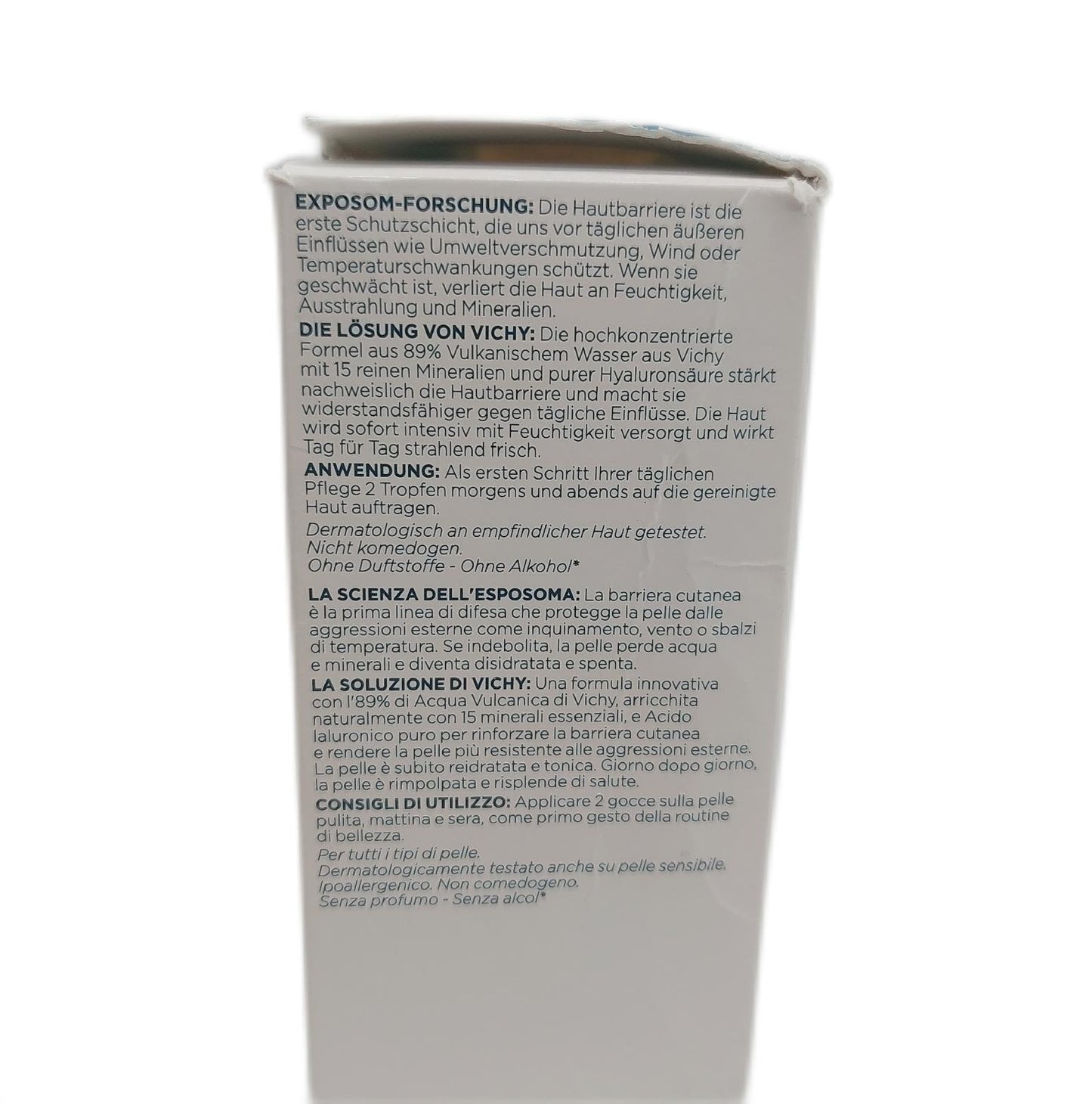 VICHY Serum Gesichtspflege Hautpflege Feuchtigkeitsspendend Aufpolsternd Hyal