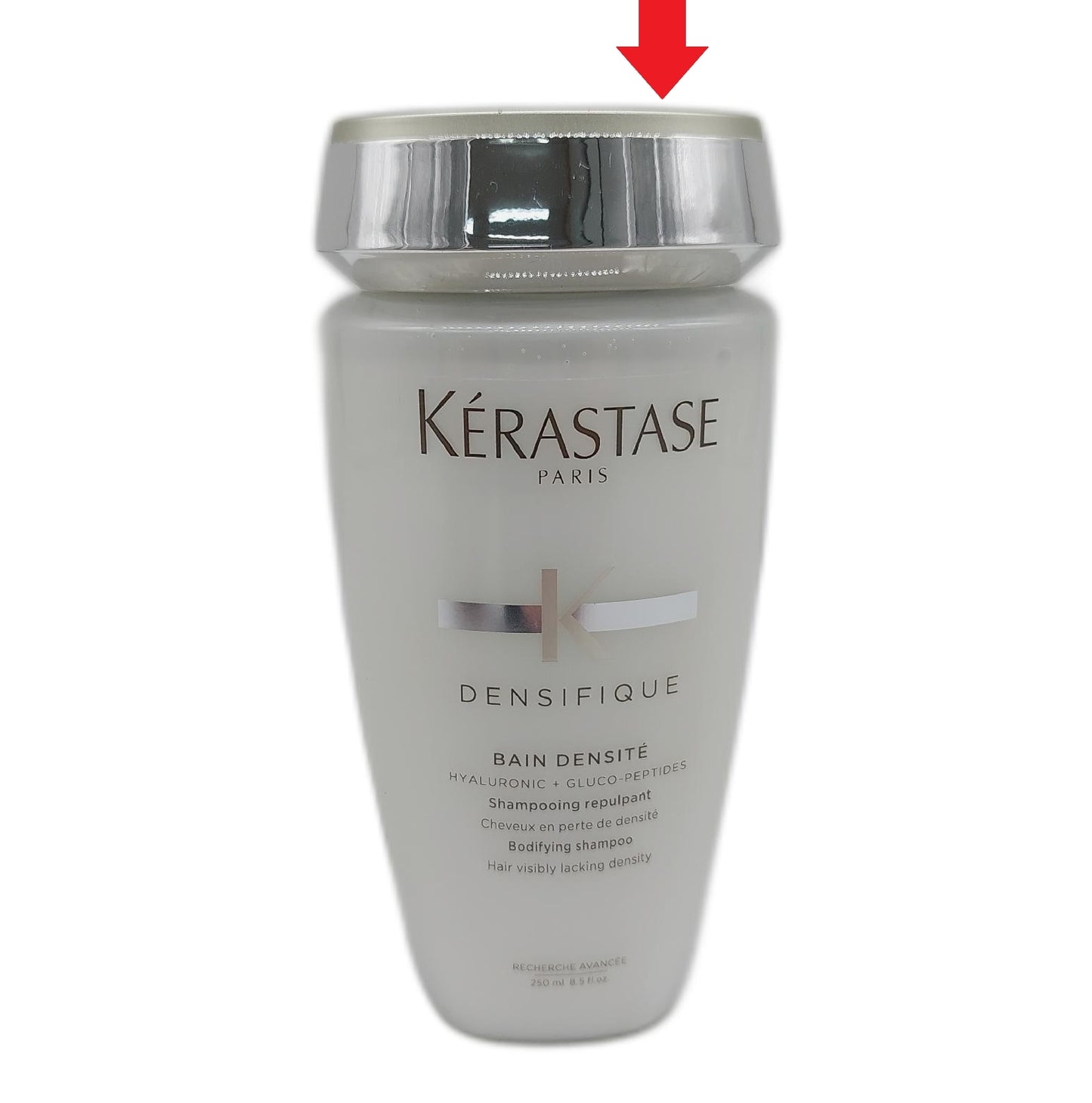 Kerastase Shampoo feines Haar geöffnet Deckel mit Riss