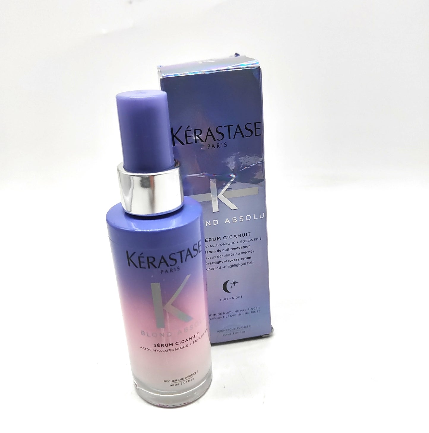 Kérastase Blond Absolu Repair Serum geschädigtes blondes Haar Verpackung leicht beschäd