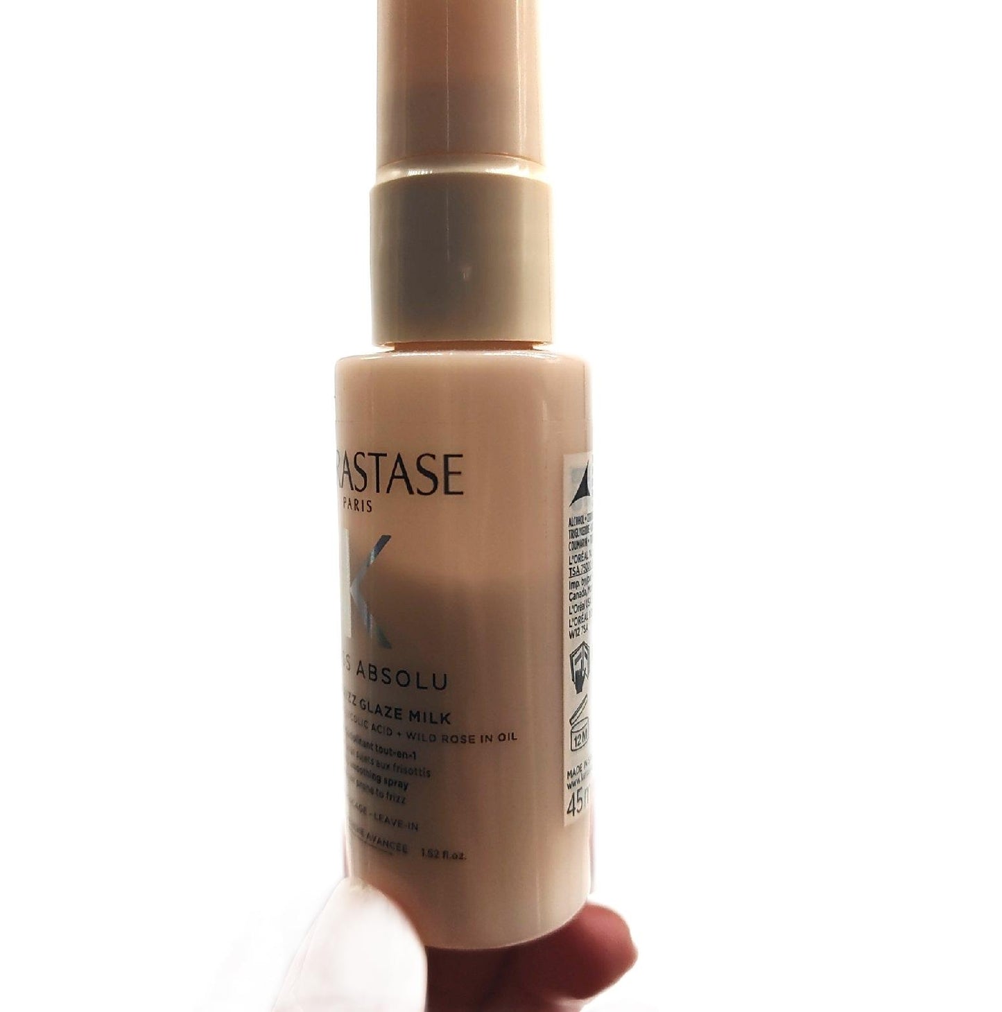 KÃRASTASE Gloss Absolu Anti-Frizz Glaze Milk Spray Disciplit All - geöffnet