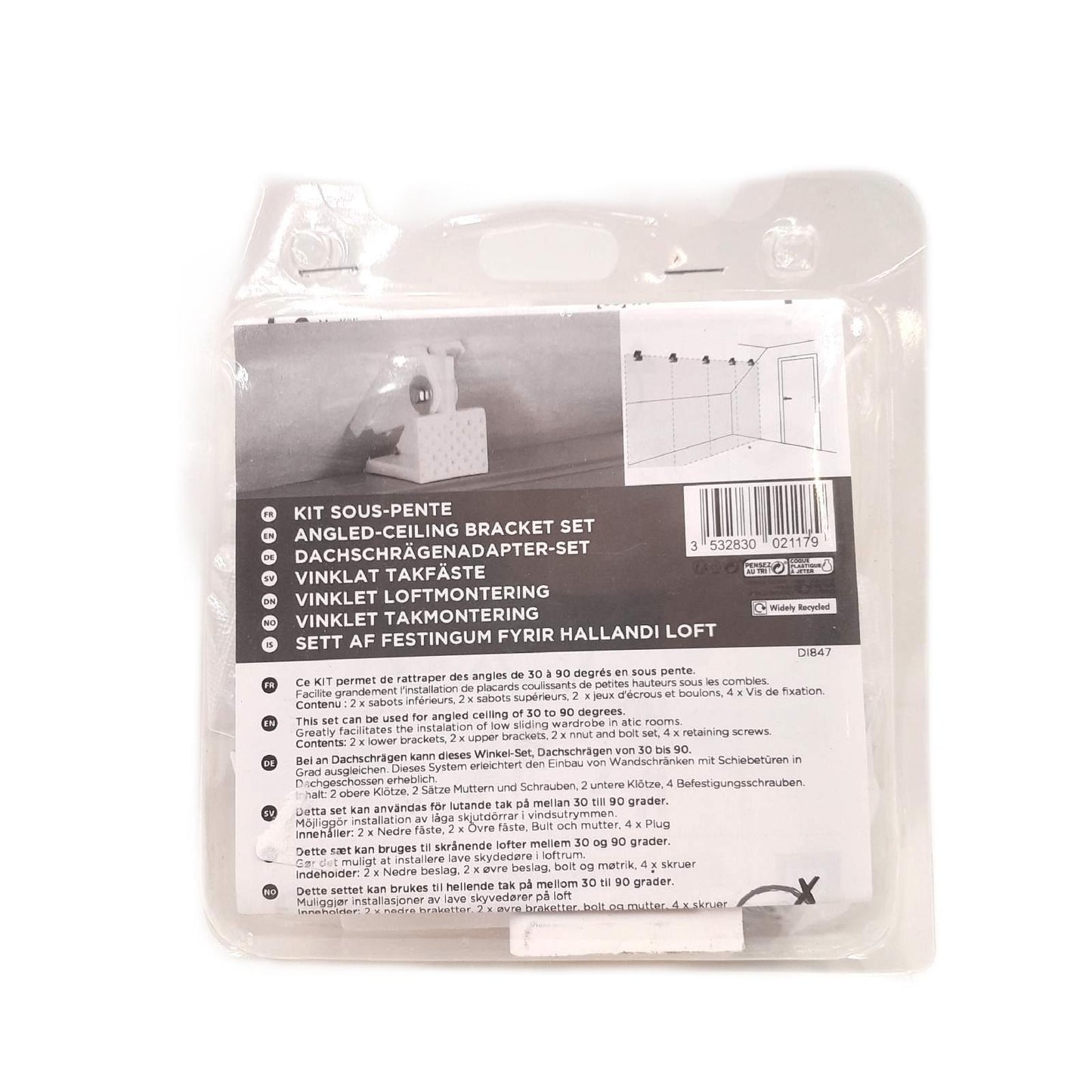Optimum Dachschr�genadapterset Geeignet f�r: Kniestock, 2 Stk.