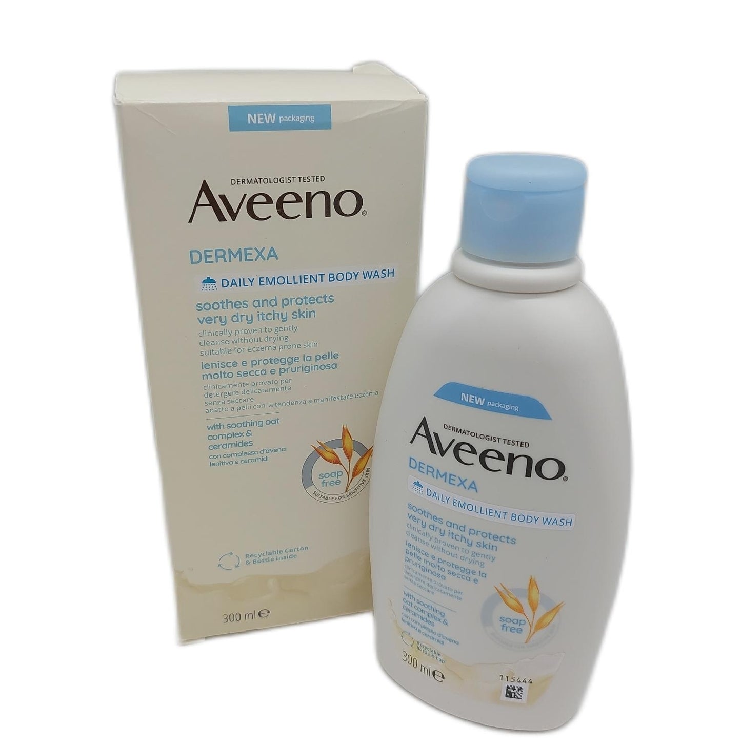 Aveeno Dermexa Daily Emollient Duschgel Beruhigendes Duschgel ohne