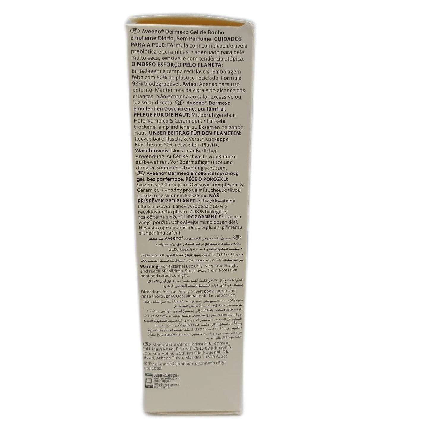 Aveeno Dermexa Daily Emollient Duschgel Beruhigendes Duschgel ohne