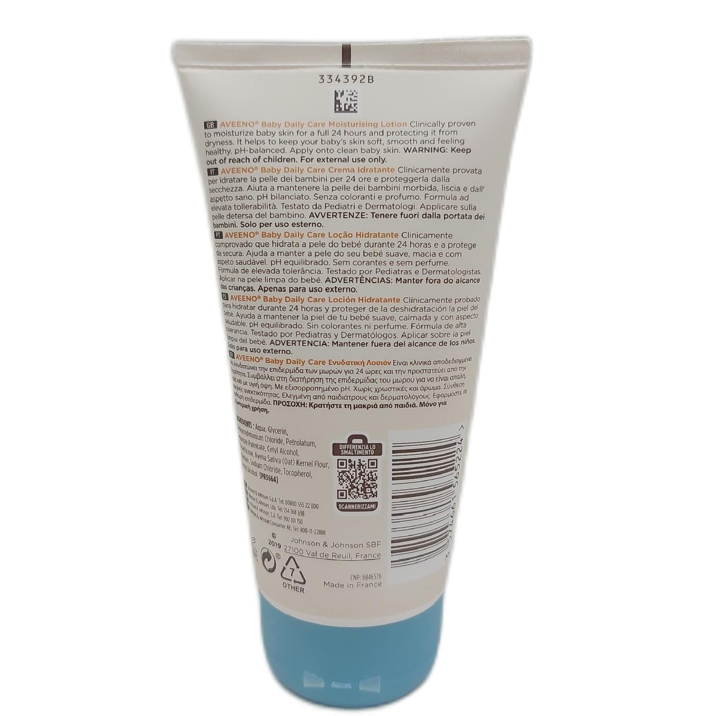Aveeno Baby Feuchtigkeitsspendende Creme 150 ml Bath Bath & Shower