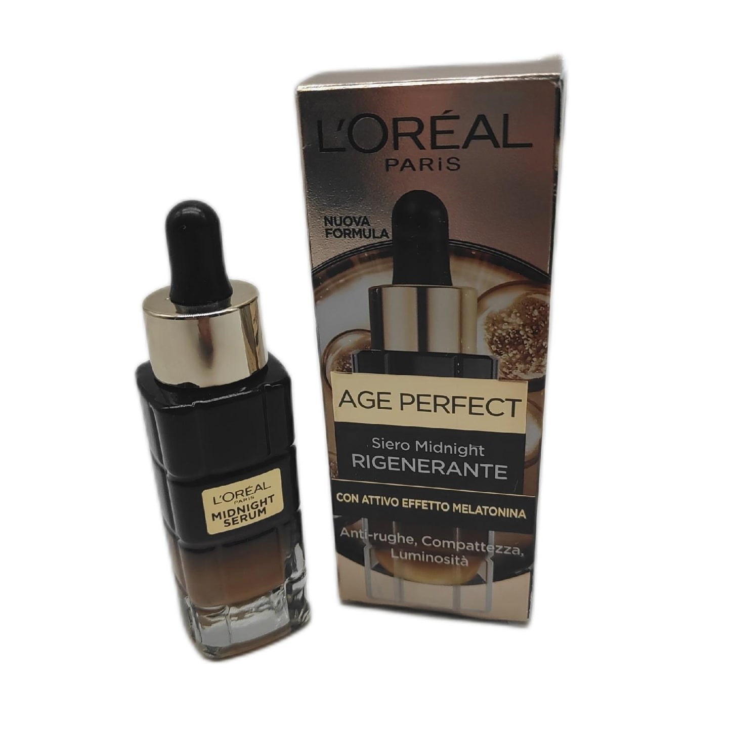 LOréal Paris Gesichtsserum Anti Aging Pflege Midnight reife Haut straffung Regeneration