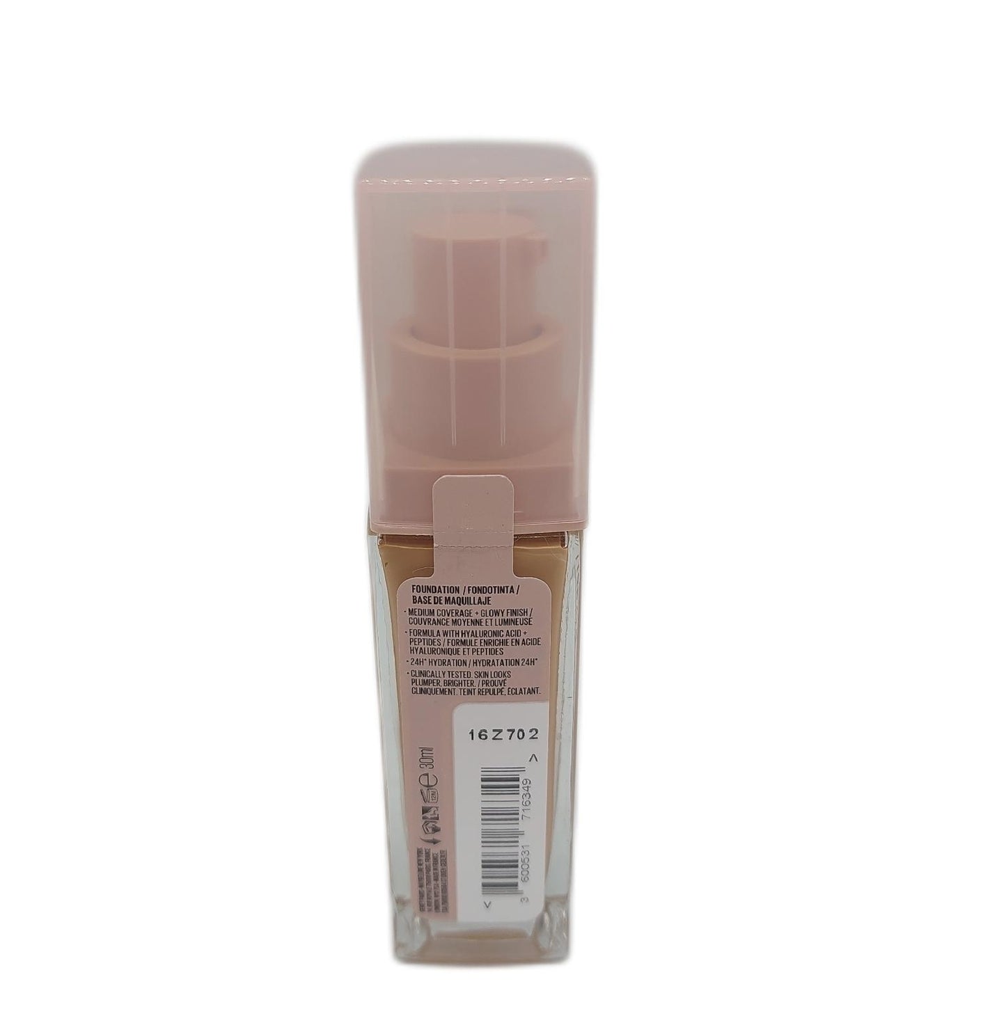 Maybelline New York Foundation Make up Lifter Plump Glow strahlender Teint für aufge