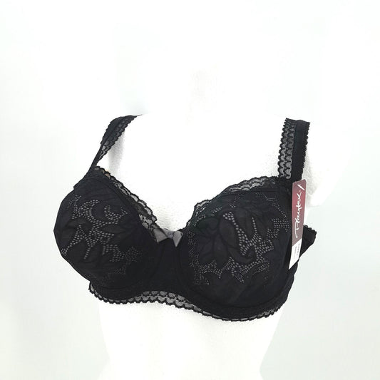 Playtex Damen BH Bügel BH Schwarz 90C Eleganz Komfort unsichtbar