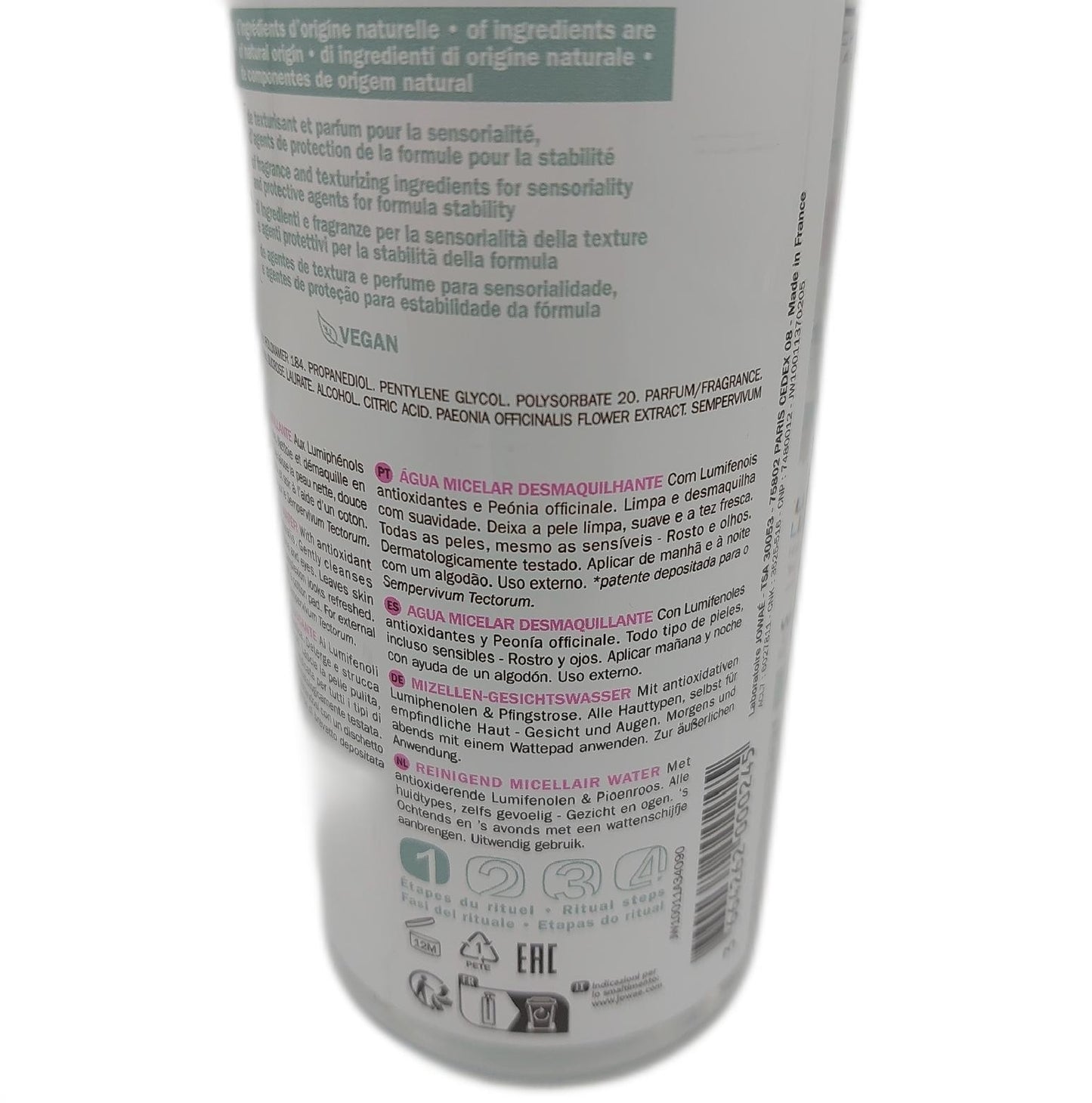 Prestige Reinigungswasser Gesichtspflege Cleansing Micellar Water 400 Ml Sanfte Reinigung