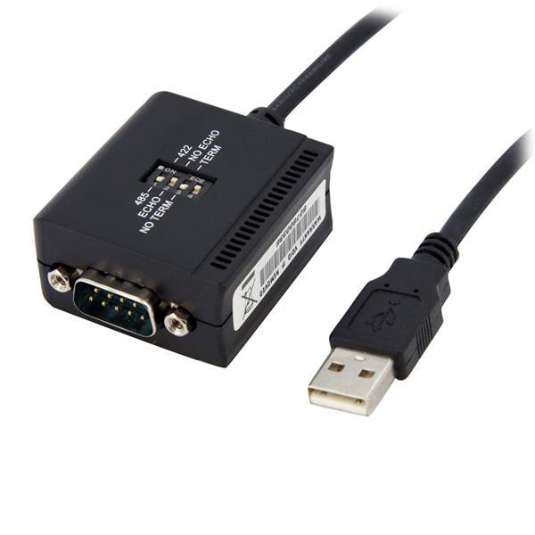 StarTech.com USB Kabel Verbindungstechnik 1 8 Meter RS422 RS485 DB9 Stecker Adapter