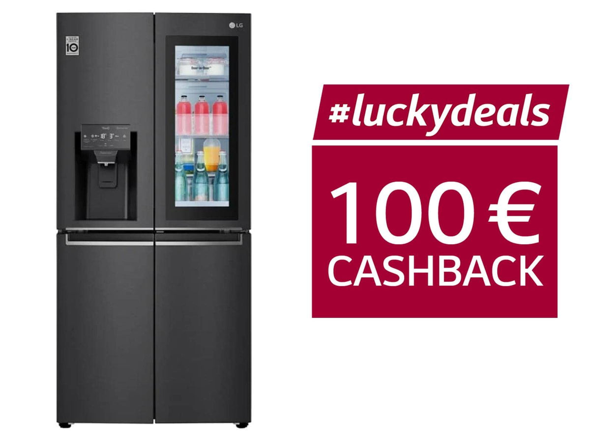 LG Door-in-Door GMX844MCBF, 178,7 cm, schwarz
