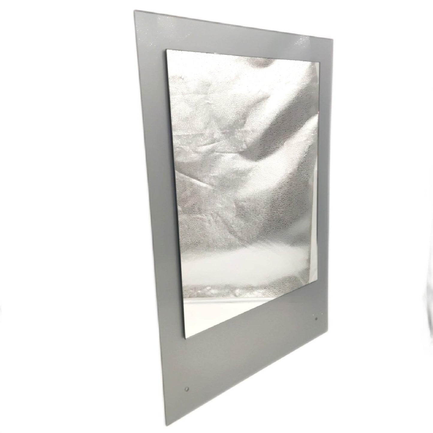 Pascal Lichtspiegel Wohnraum Spiegel Kristall Form 50 x 70 cm Glasablage elegant modern