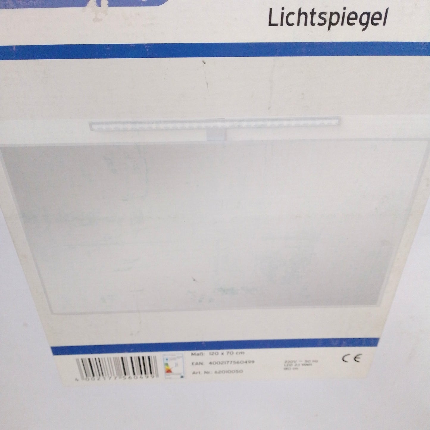 Riva Lichtspiegel Badezimmermöbel Wohnaccessoires Avisio 5 Moderne Beleuchtung rechteckig 120 x 70 cm