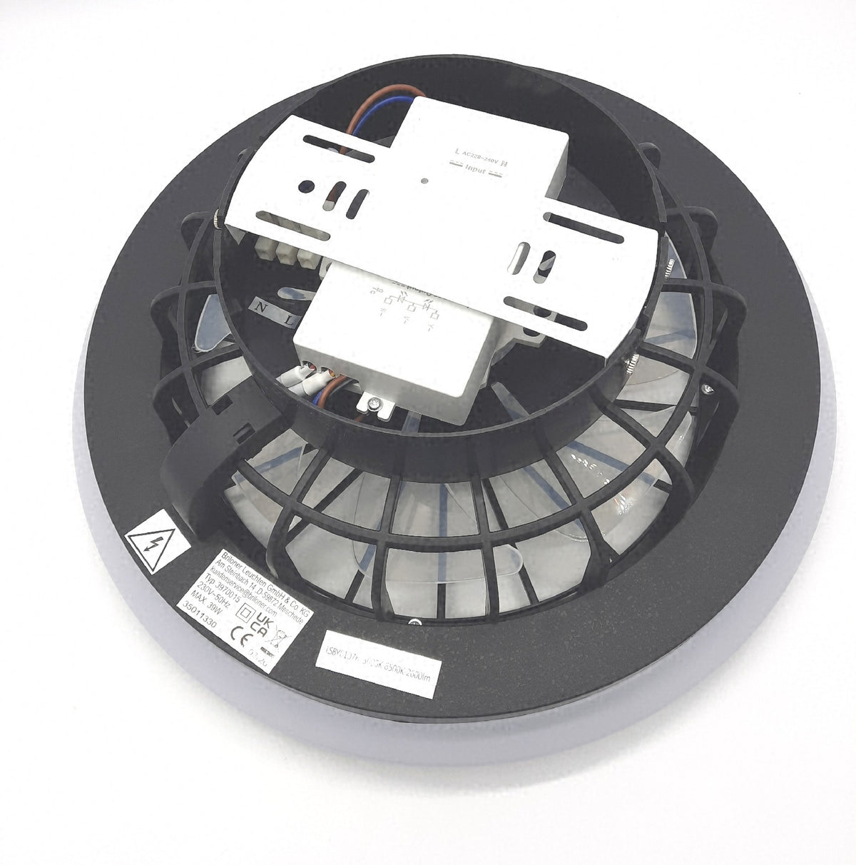 Briloner LED Deckenventilator mit Beleuchtung Fernbedienung Leiser DC Motor Wohnzimmer Lampe