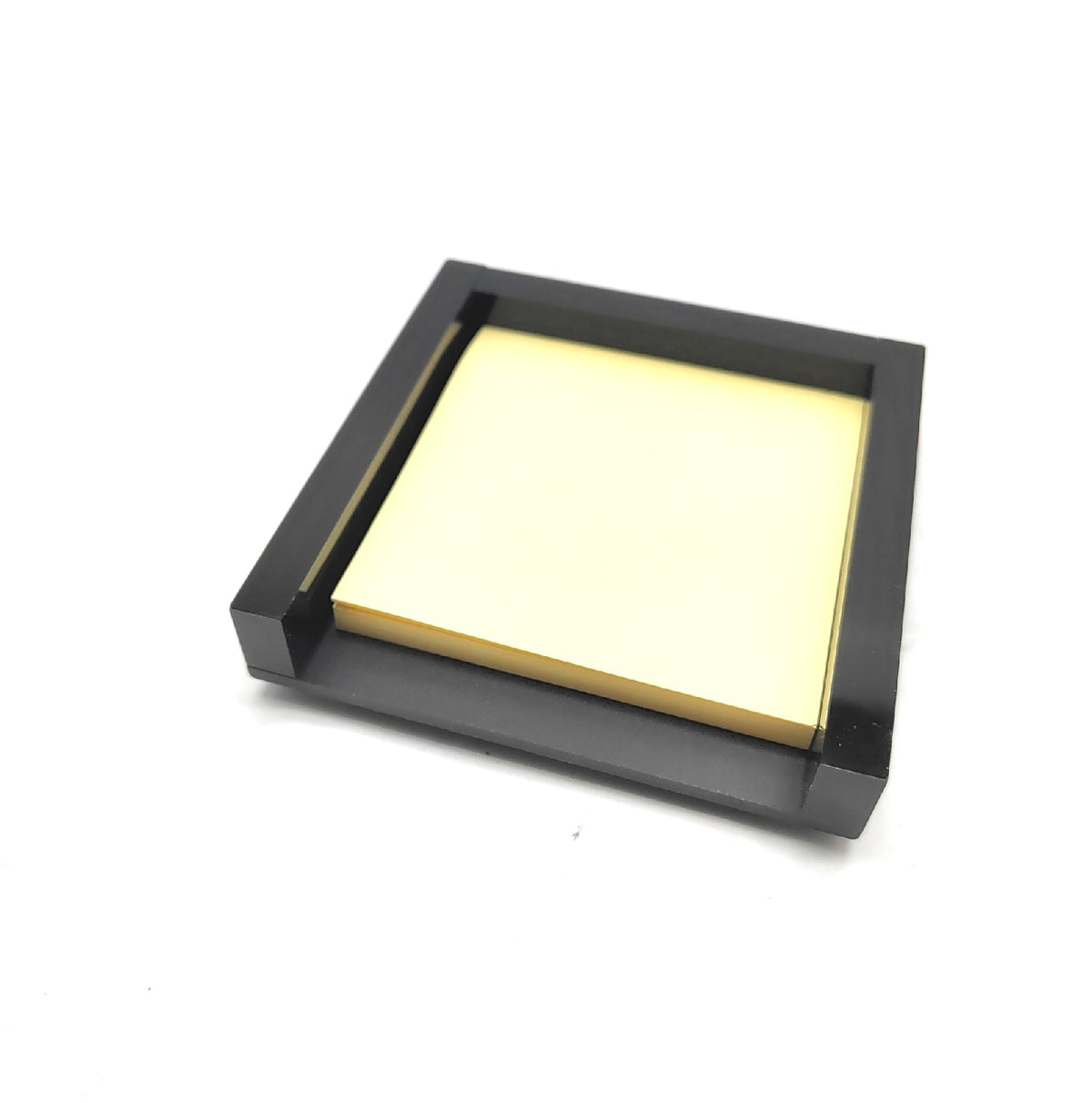 WEDO 631801 Black Office Zettelbox Acrylglas 50 Haftnotizen Schwarz