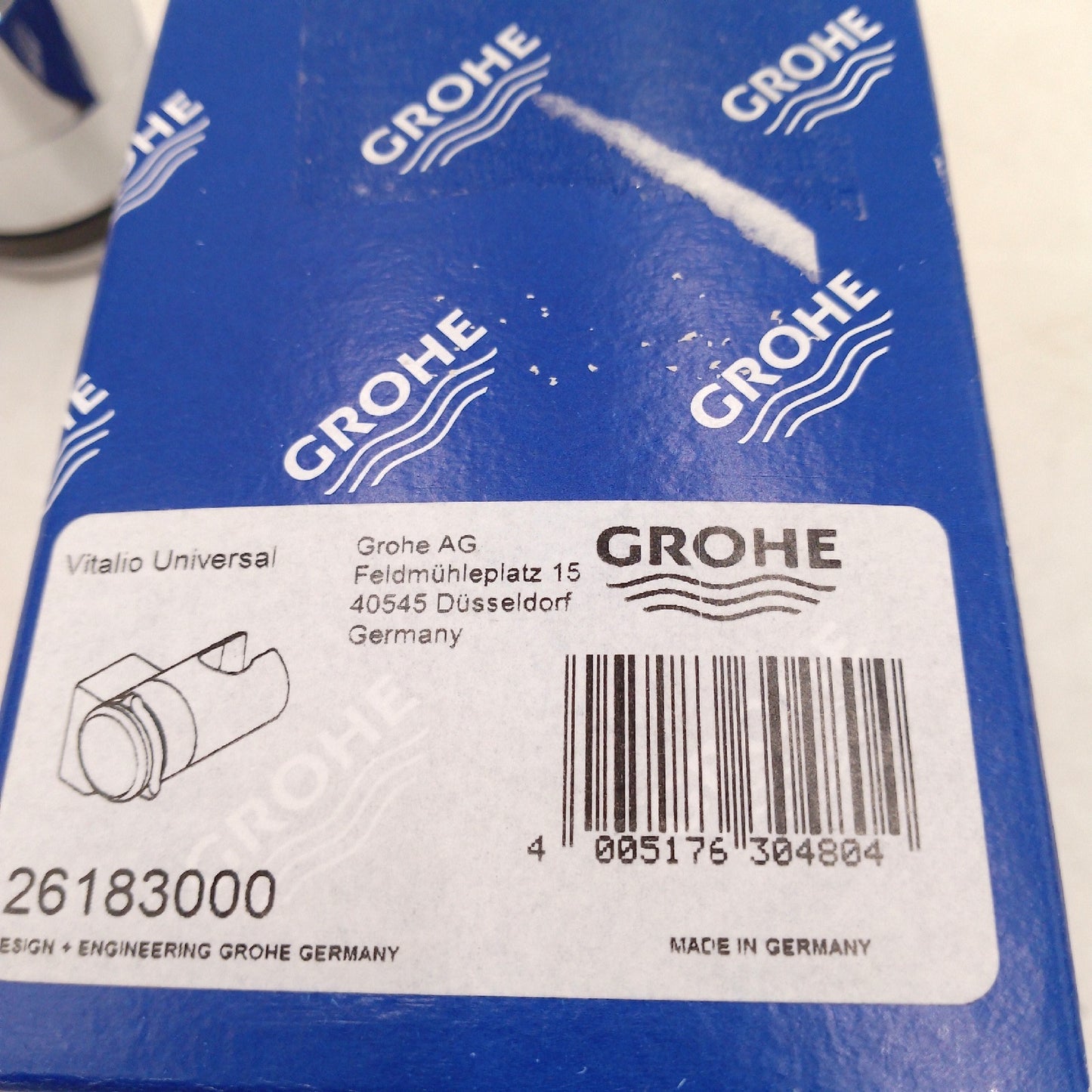 Grohe Brausehalter Badzubehör Vitalio vielseitig montierbar für Dusche Badezimmerzubehör