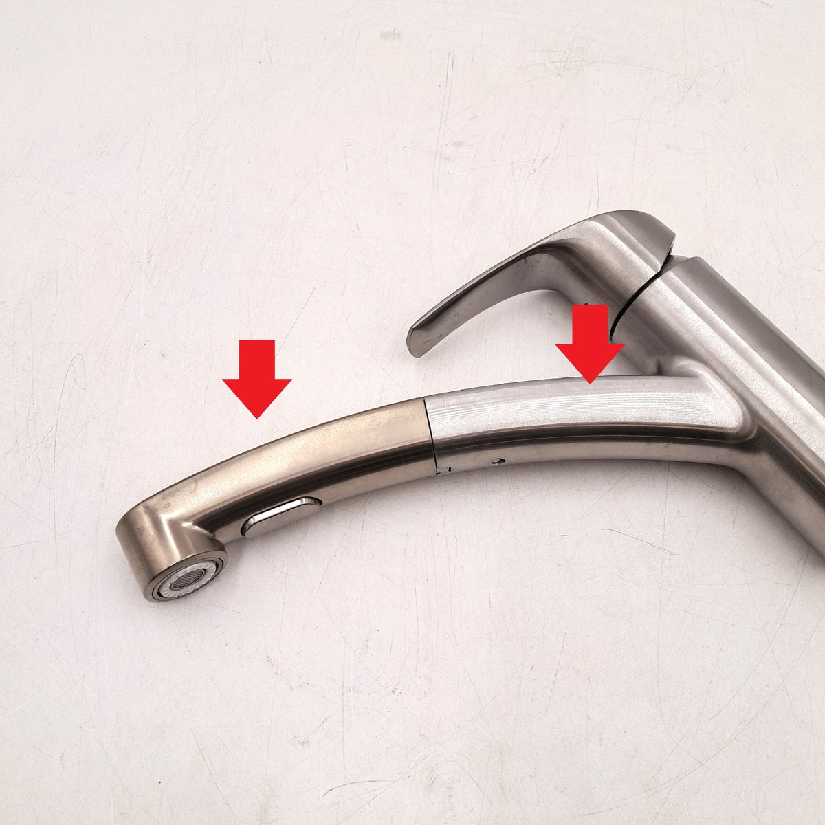 Grohe Spültischarmatur Küche Armatur Eurosmart Supersteel Matt Ausziehbar Flexibel