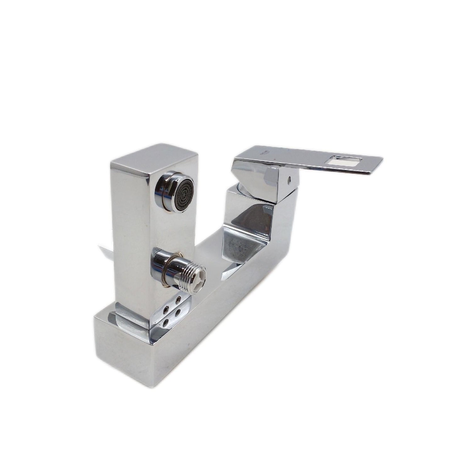 Grohe Badewannenarmatur Bad Armaturen Eurocube Chrom Glänzend Design Modern