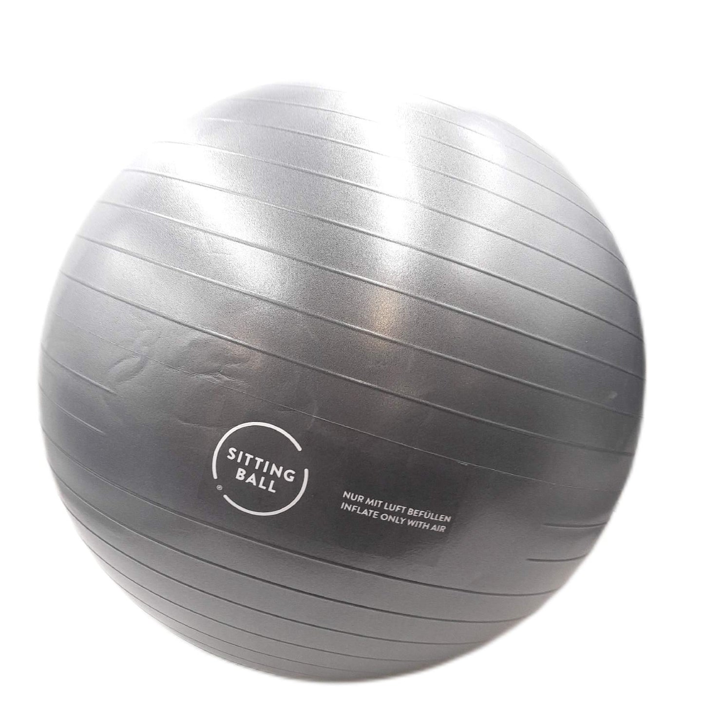 Sitting Ball Gymnastikball Fitness Zubehör Felt Anthrazit Durchmesser 65 cm Komfort