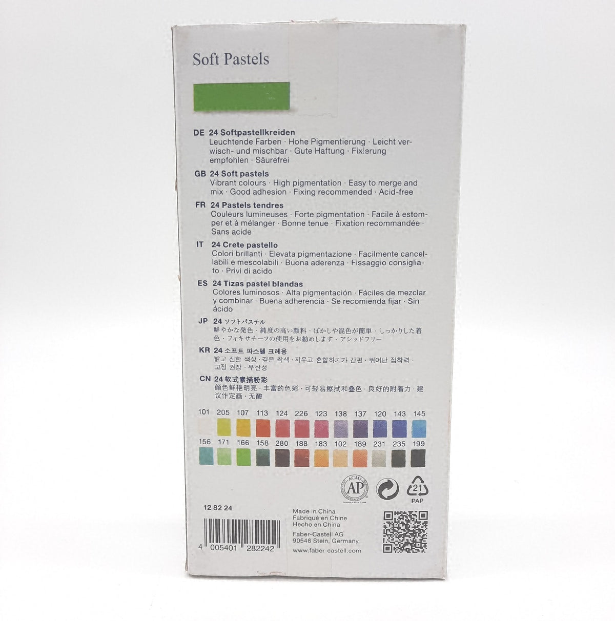 Faber-Castell Mini Softpastellkreiden, 24 Farben, Unvollständig-leicht gebrochen