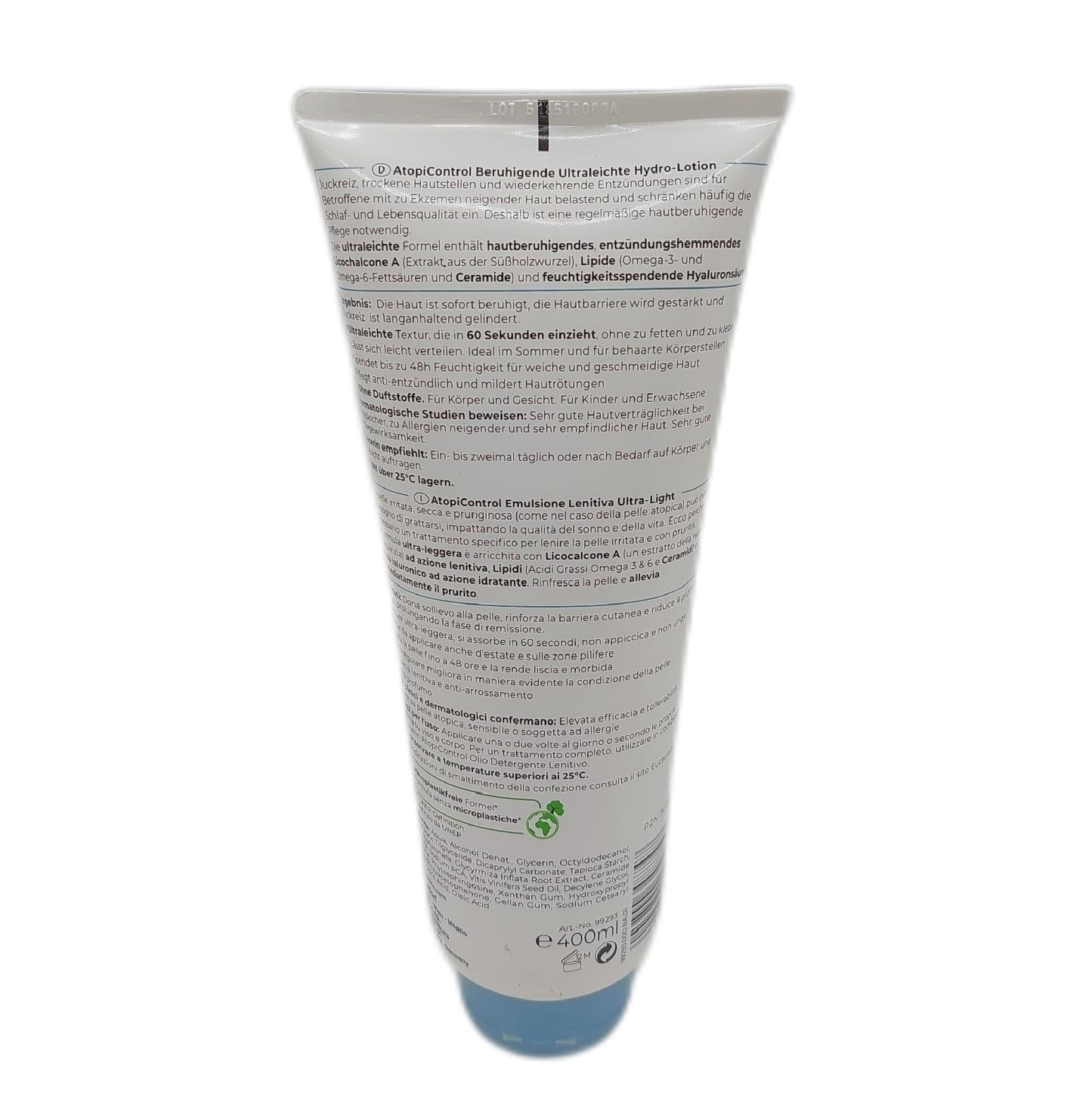 Eucerin Hydro Lotion Pflege AtopiControl Beruhigende Ultraleichte Lotion für empfindliche Haut