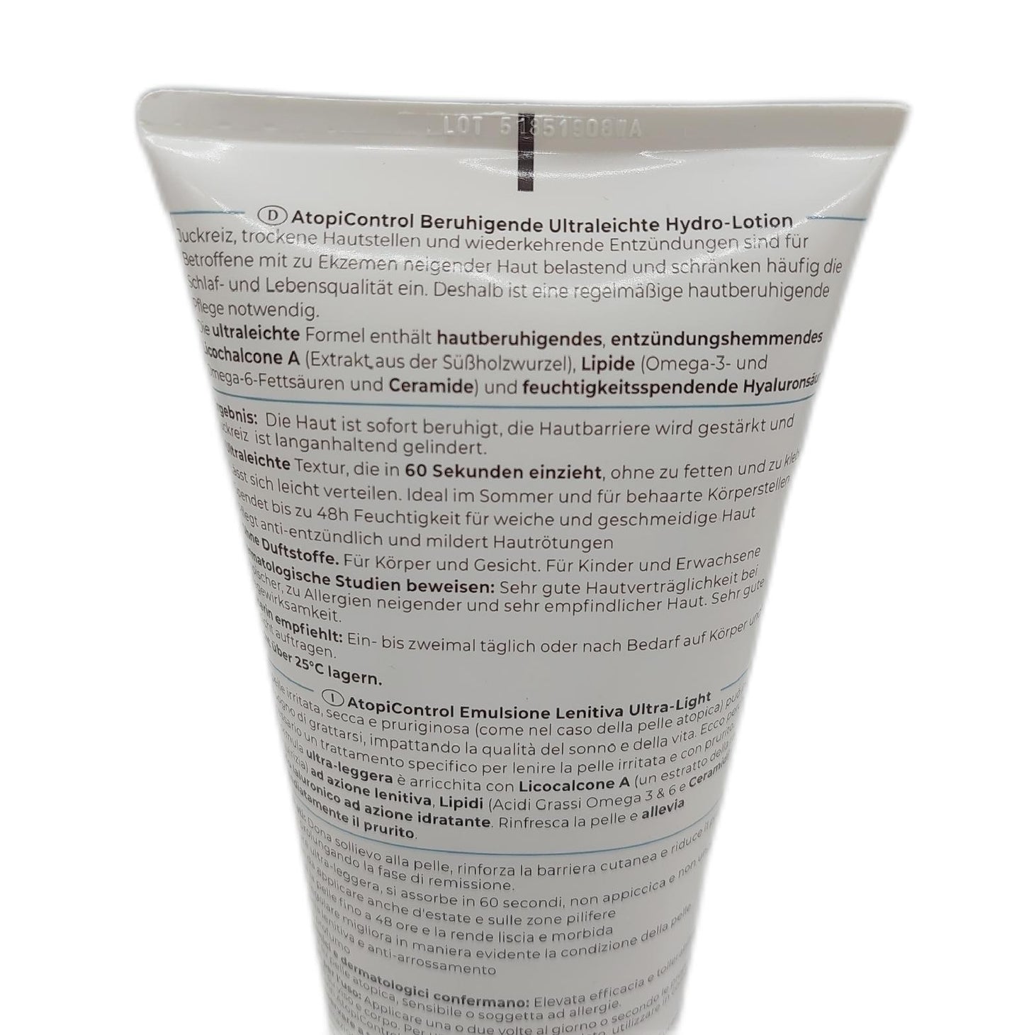 Eucerin Hydro Lotion Pflege AtopiControl Beruhigende Ultraleichte Lotion für empfindliche Haut