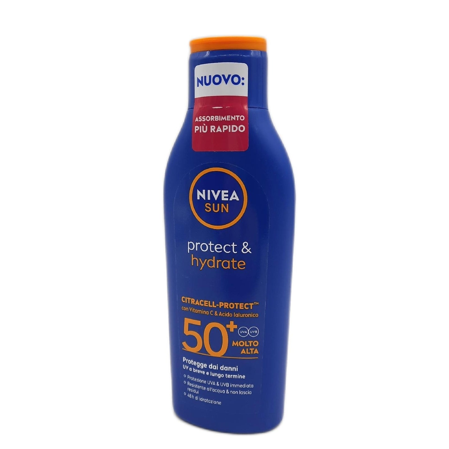 NIVEA Sonnencreme Sonnenschutz Solarpflege FP50 Plus Schutz und 200 ml hydrat