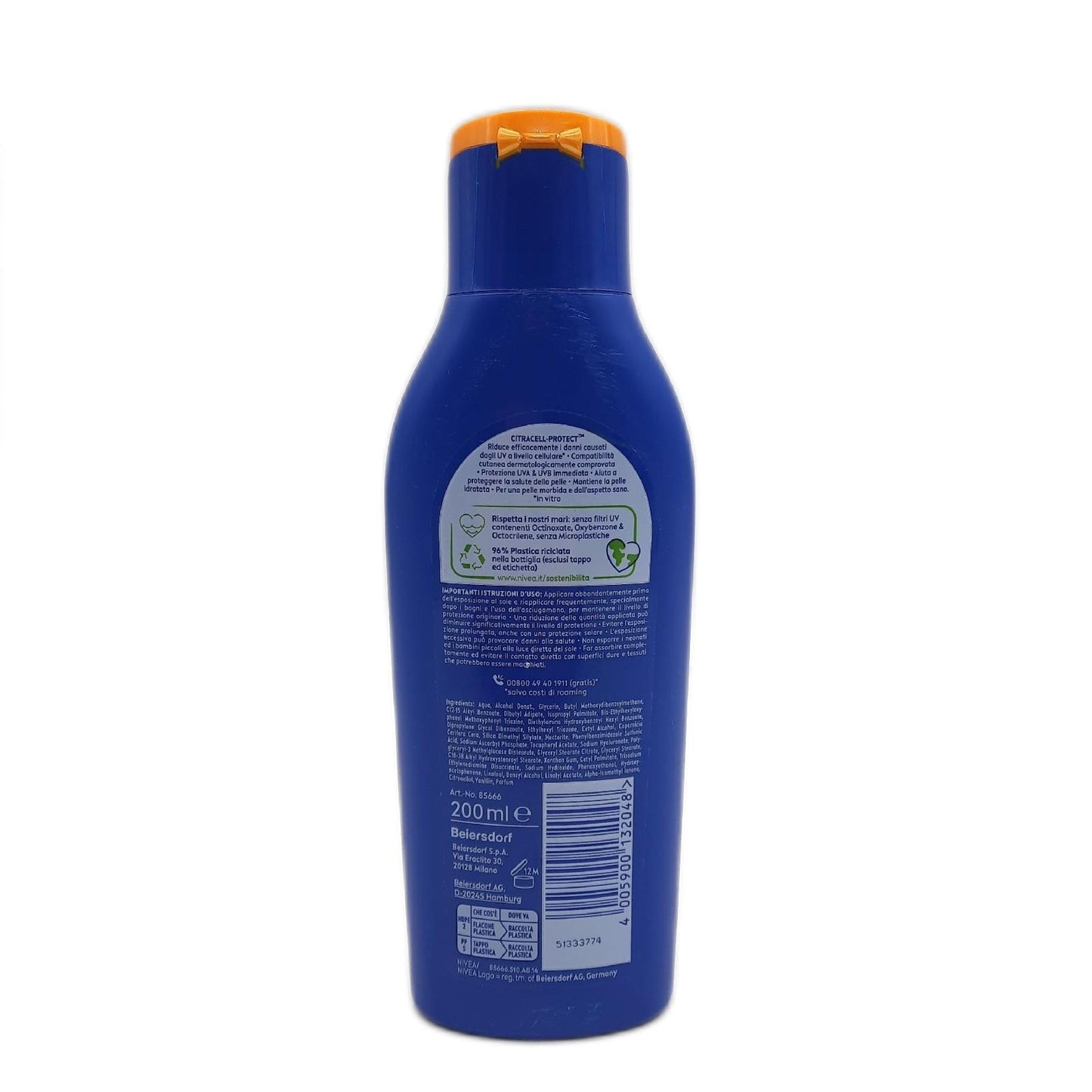 NIVEA Sonnencreme Sonnenschutz Solarpflege FP50 Plus Schutz und 200 ml hydrat