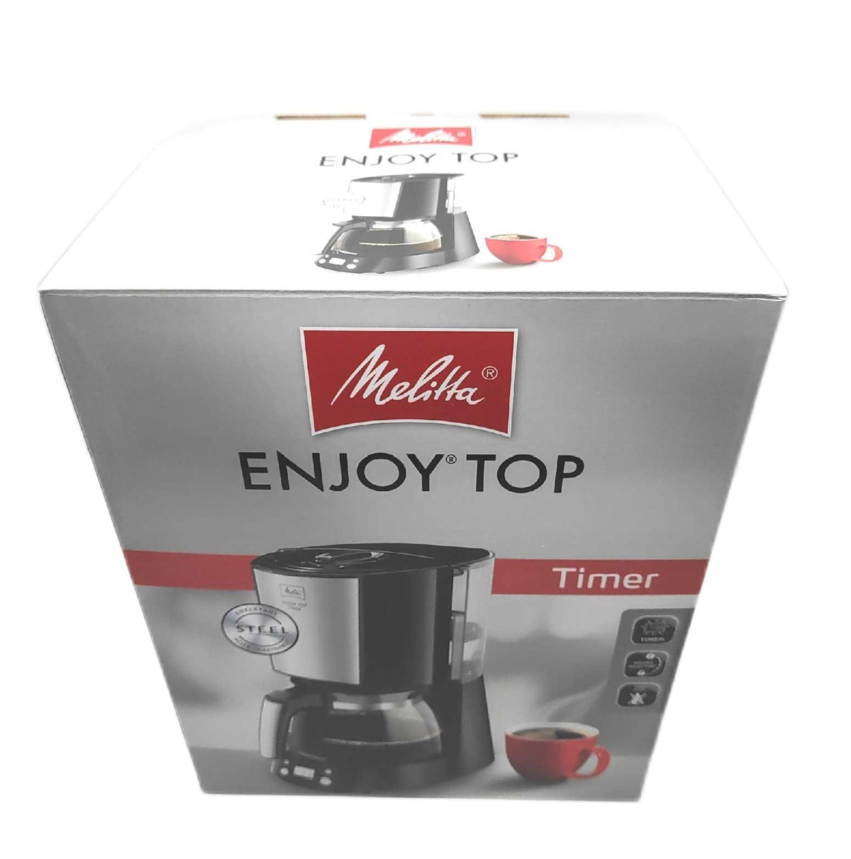 Melitta Enjoy Top Filterkaffeemaschine mit Timerfunktion Filterkaffeeautomat schwarz