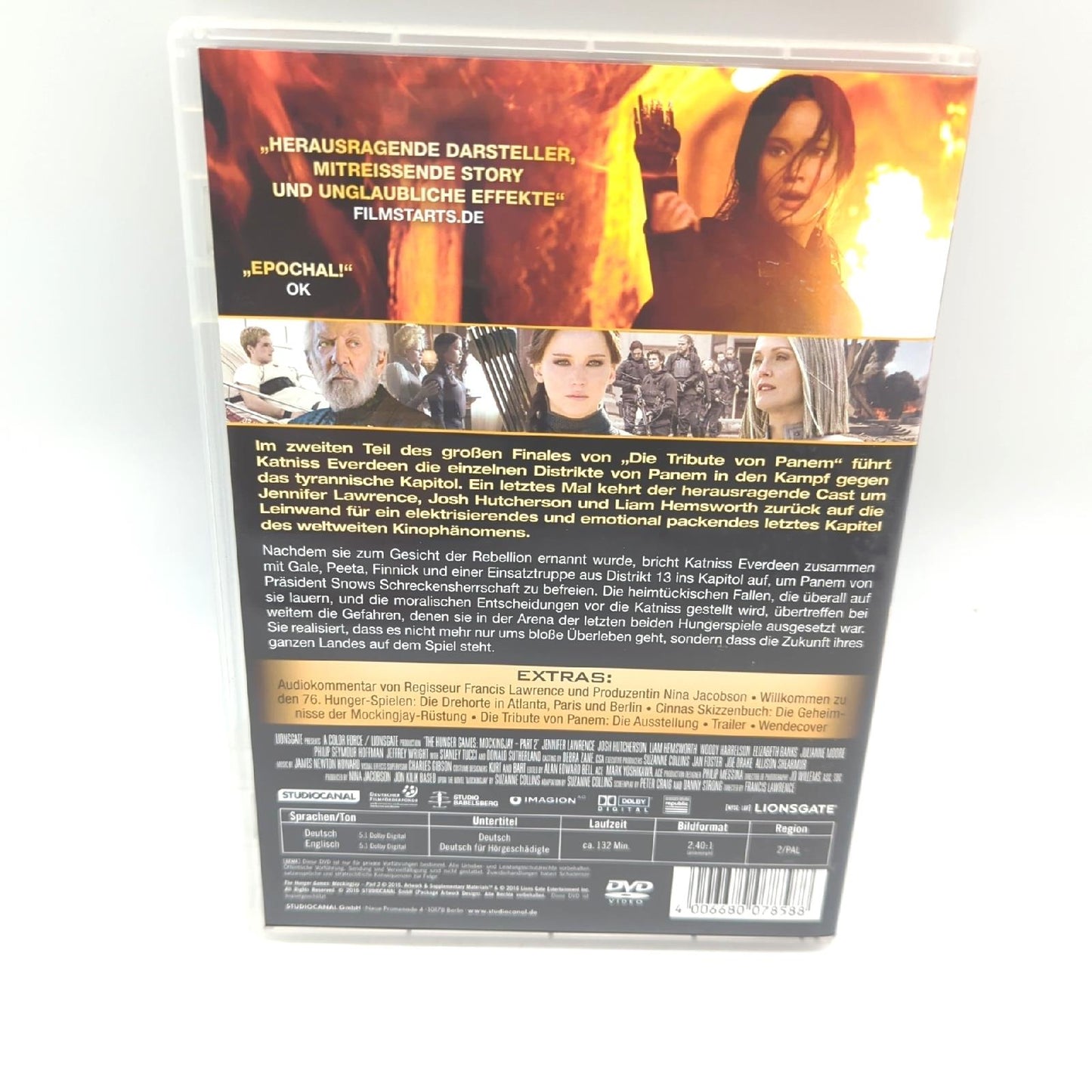 Die Tribute von Panem 3 - Mockingjay - Teil 2 (DVD
