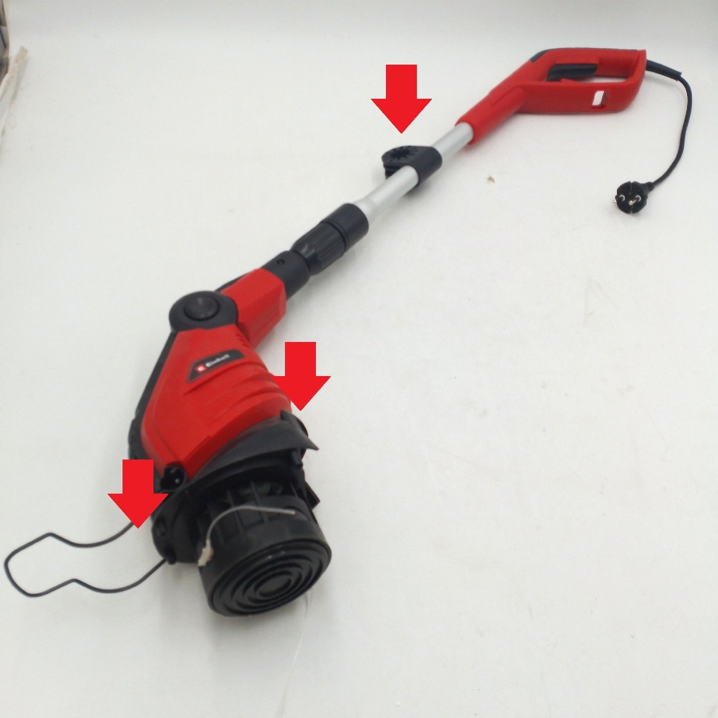 Einhell Elektro Rasentrimmer GC ET 4530 Set ohne Haltegriff Abdeckung fehlen