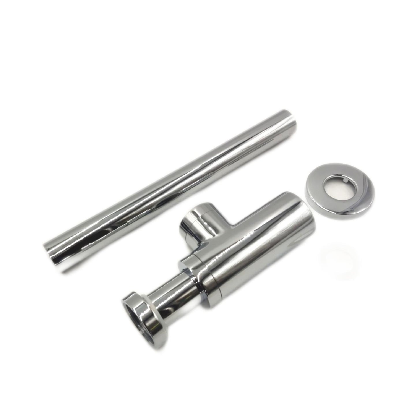 Bäderwelt Waschtisch Siphon Sanitär Korfu Durchmesser 32 mm Verchromt hochwertig langlebig