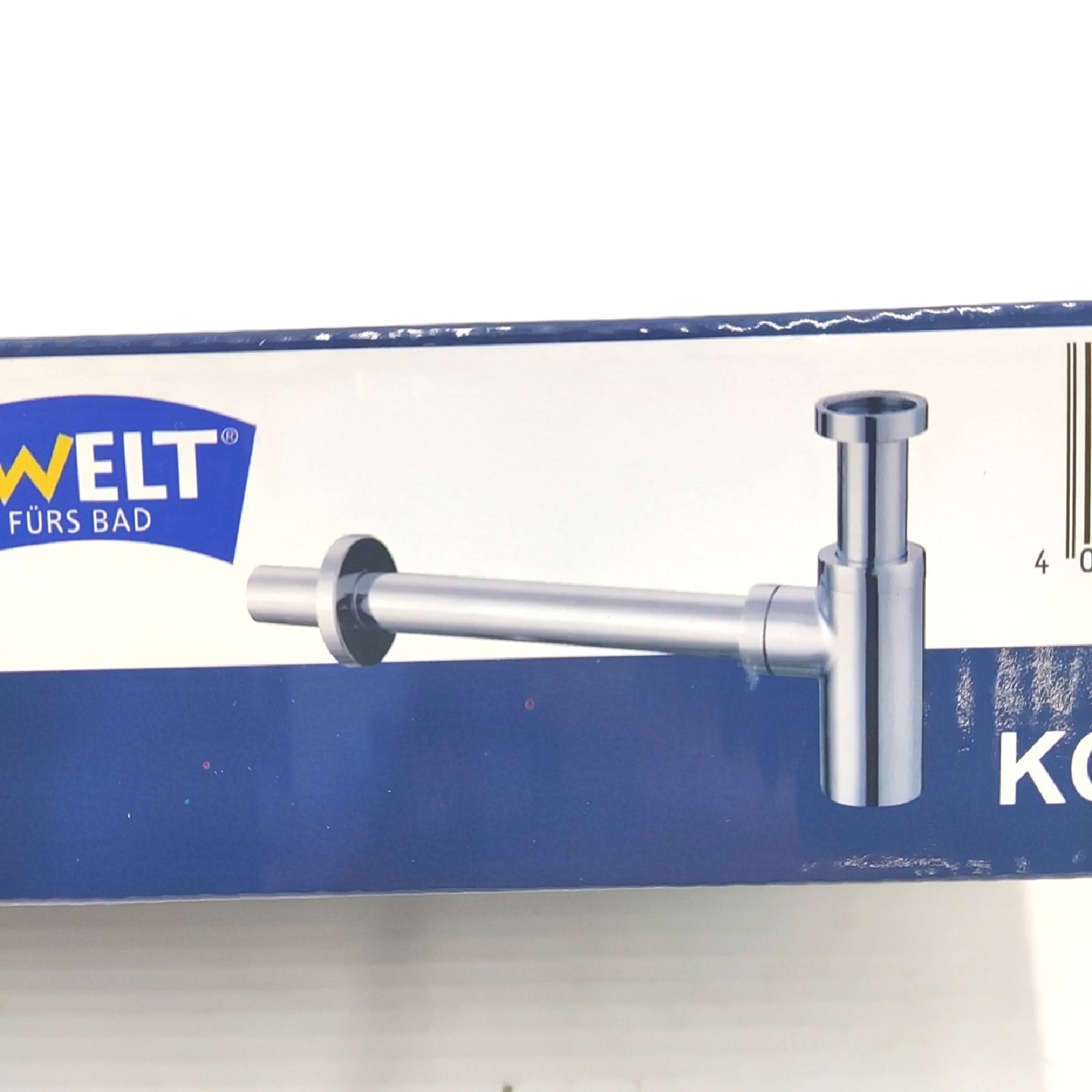 Bäderwelt Waschtisch Siphon Sanitär Korfu Durchmesser 32 mm Verchromt hochwertig langlebig