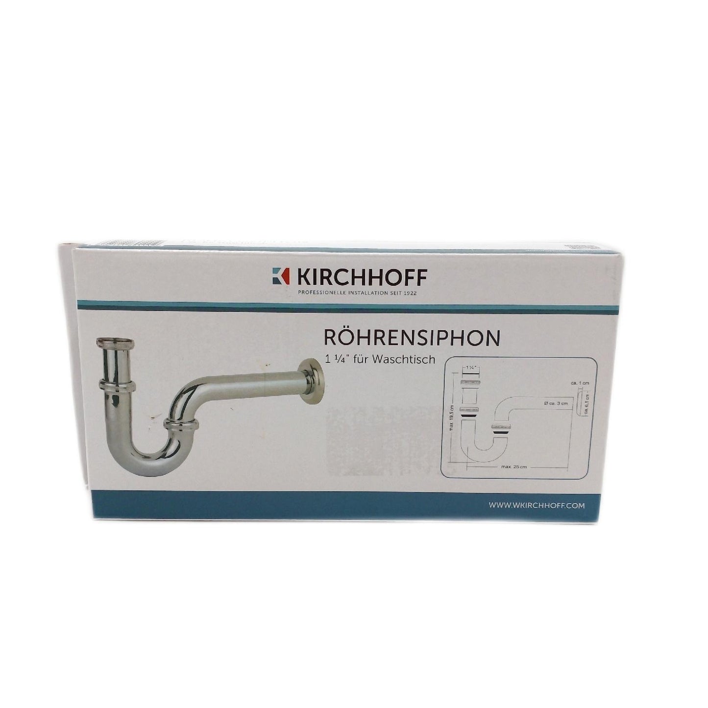 Admiral Waschtisch-Siphon (1¼", Verchromt)