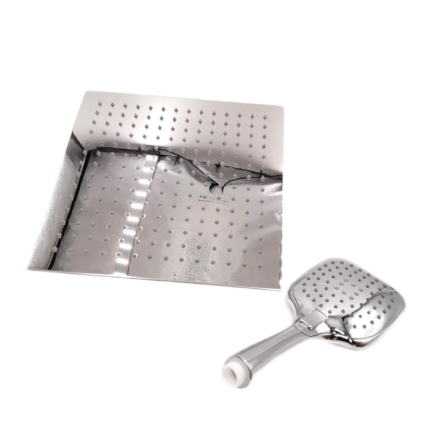 Camargue Überkopfbrausen-Set Manhattan (Lochabstand: 70 cm, Verchromt)