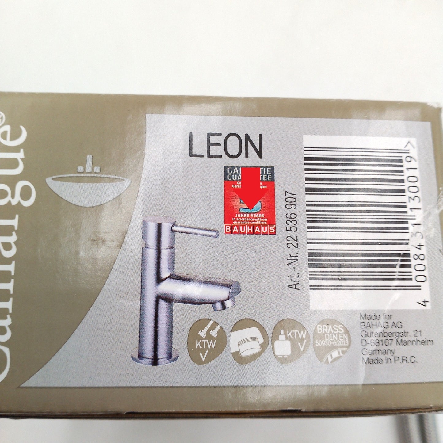 Camargue Waschtischarmatur Leon (Chrom, Glän