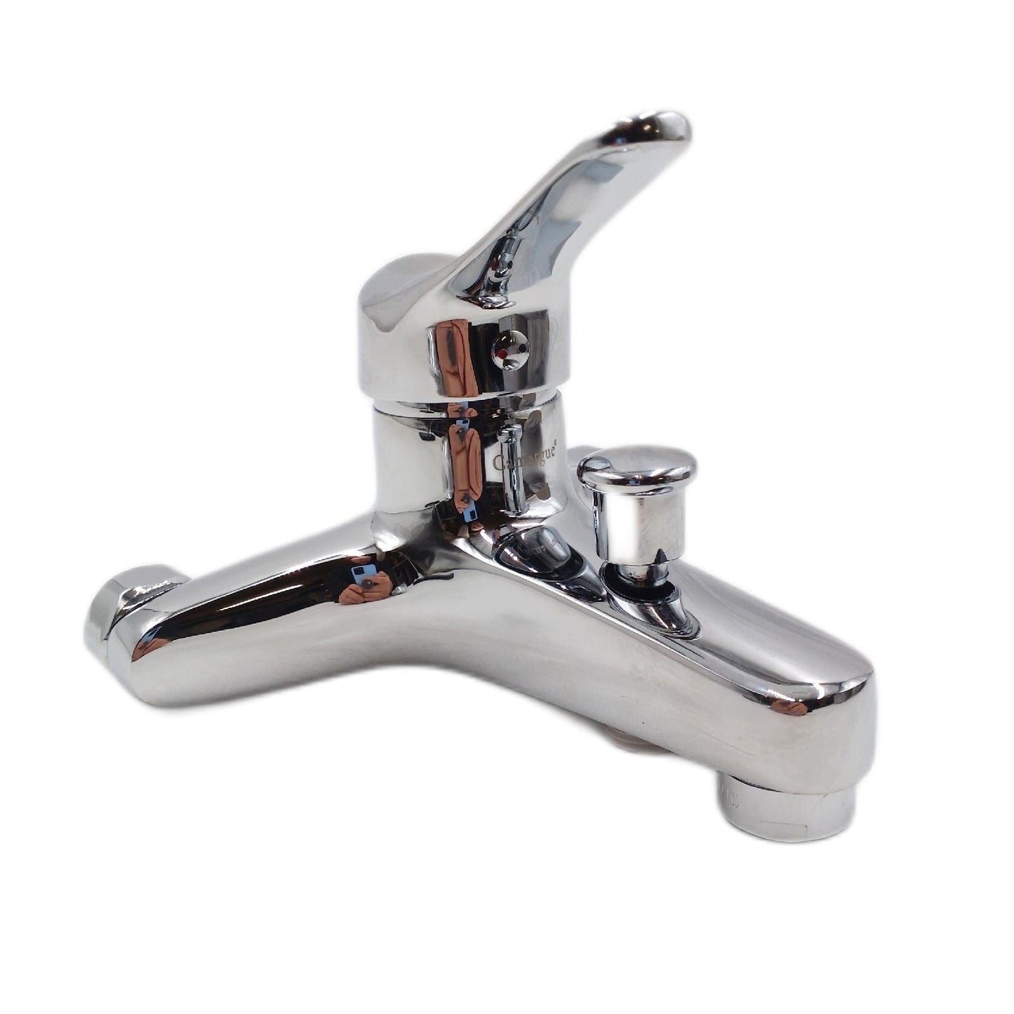 Camargue Badewannenarmatur Badezimmer Egeo II Chrom Glänzend Wasserhahn Design