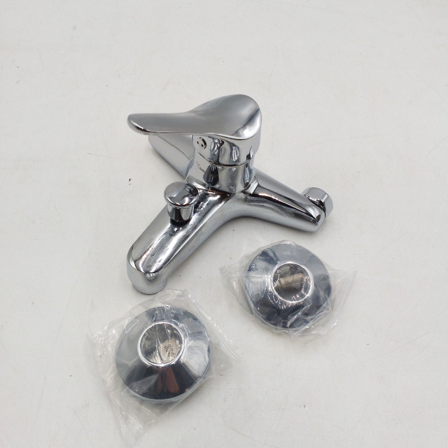 Camargue Badewannenarmatur Badezimmer Egeo II Chrom Glänzend Wasserhahn Design