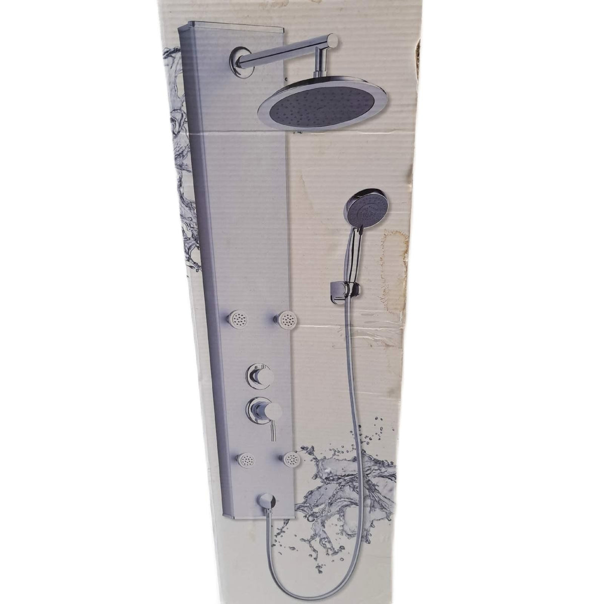 Camargue Duschpaneel Badezimmer Texel 20 Höhe 120 cm Einhebelm
