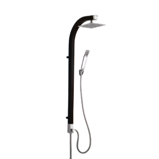 Mixomat Duschpaneel Badarmaturen Cityline 20 Chrom Schwarz Modernes Design Dusche Um