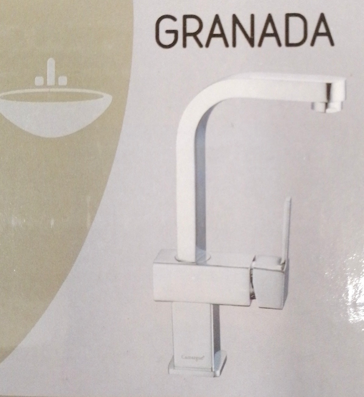 Camargue Waschtischarmatur Badarmatur Granada Chrom Glanz Oberfläche Design Modern