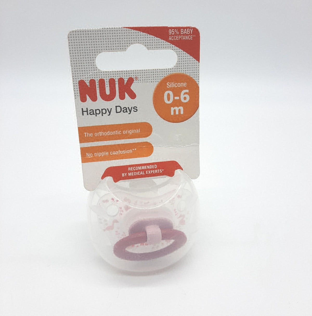 NUK Happy Days Schnuller Babys 0 bis 6 Monate aus Silikon beruhigungssauger Babyberuhiger