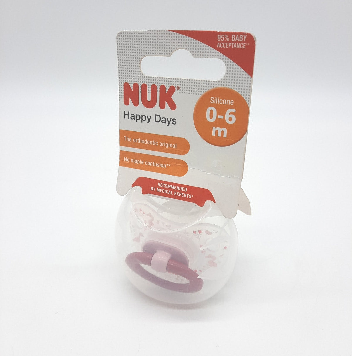 NUK Happy Days Schnuller Babys 0 bis 6 Monate aus Silikon beruhigungssauger Babyberuhiger