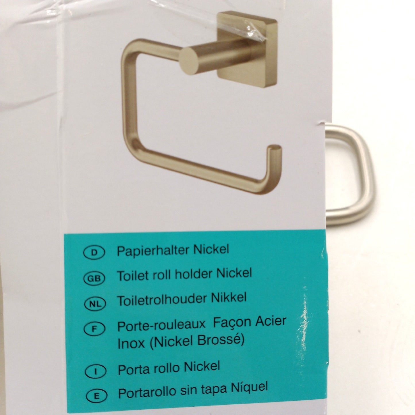 Lenz Sky Toilettenpapierhalter (Ohne Deckel, Nickel)
