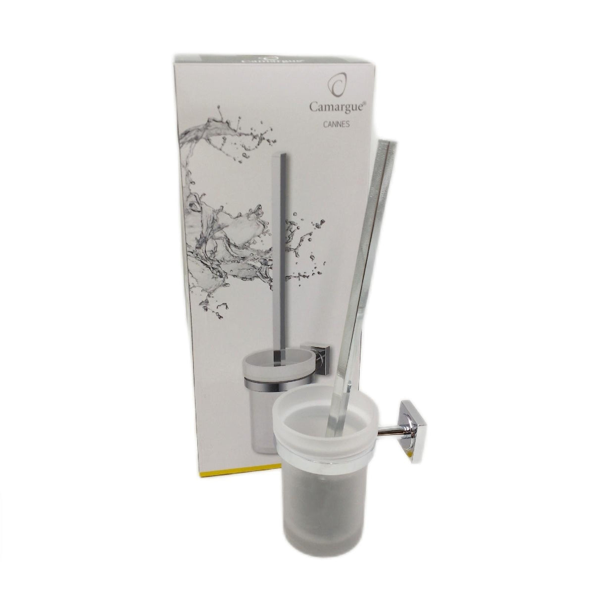 Camargue WC Bürstengarnitur Badaccessoires Cannes Chrom glänzend für Toilettenpflege