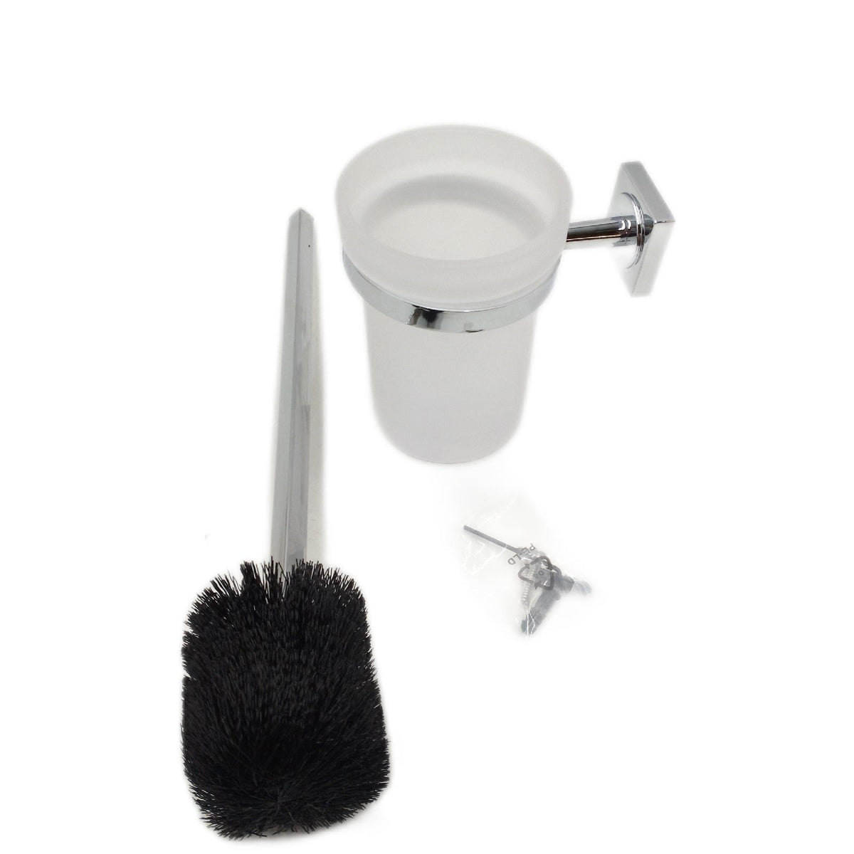Camargue WC Bürstengarnitur Badaccessoires Cannes Chrom glänzend für Toilettenpflege