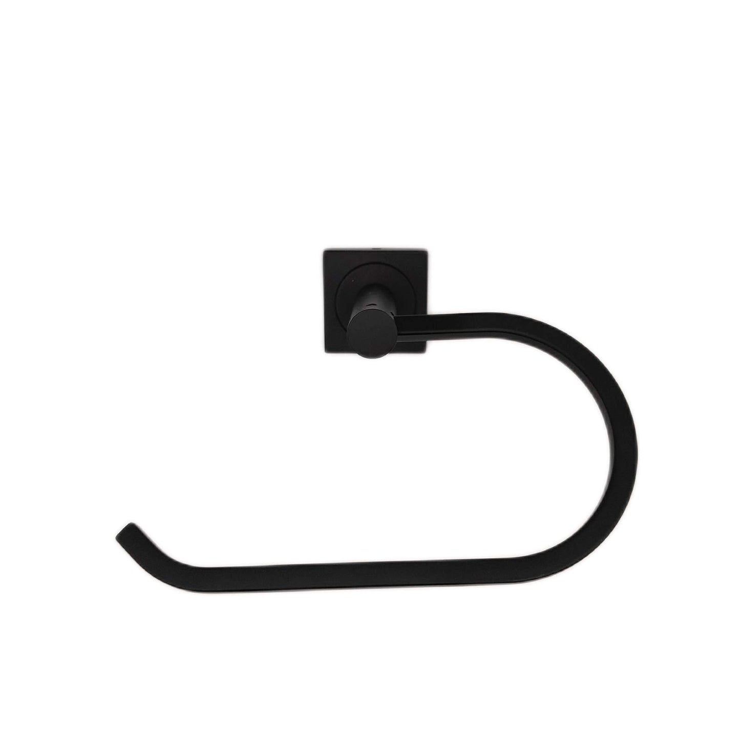 Camargue Cannes Toilettenpapierhalter (Ohne Deckel, Schwarz, Matt)
