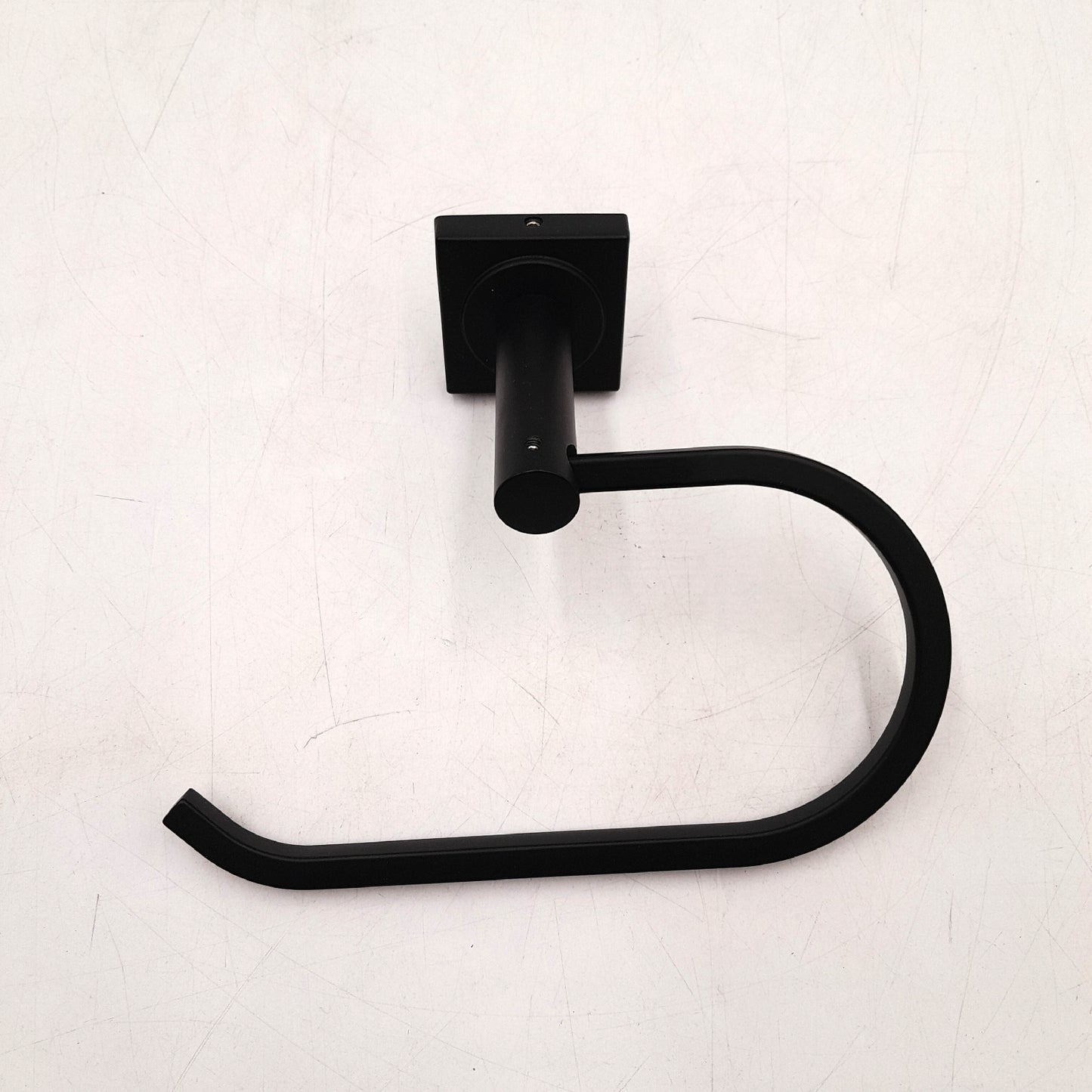 Camargue Cannes Toilettenpapierhalter (Ohne Deckel, Schwarz, Matt)