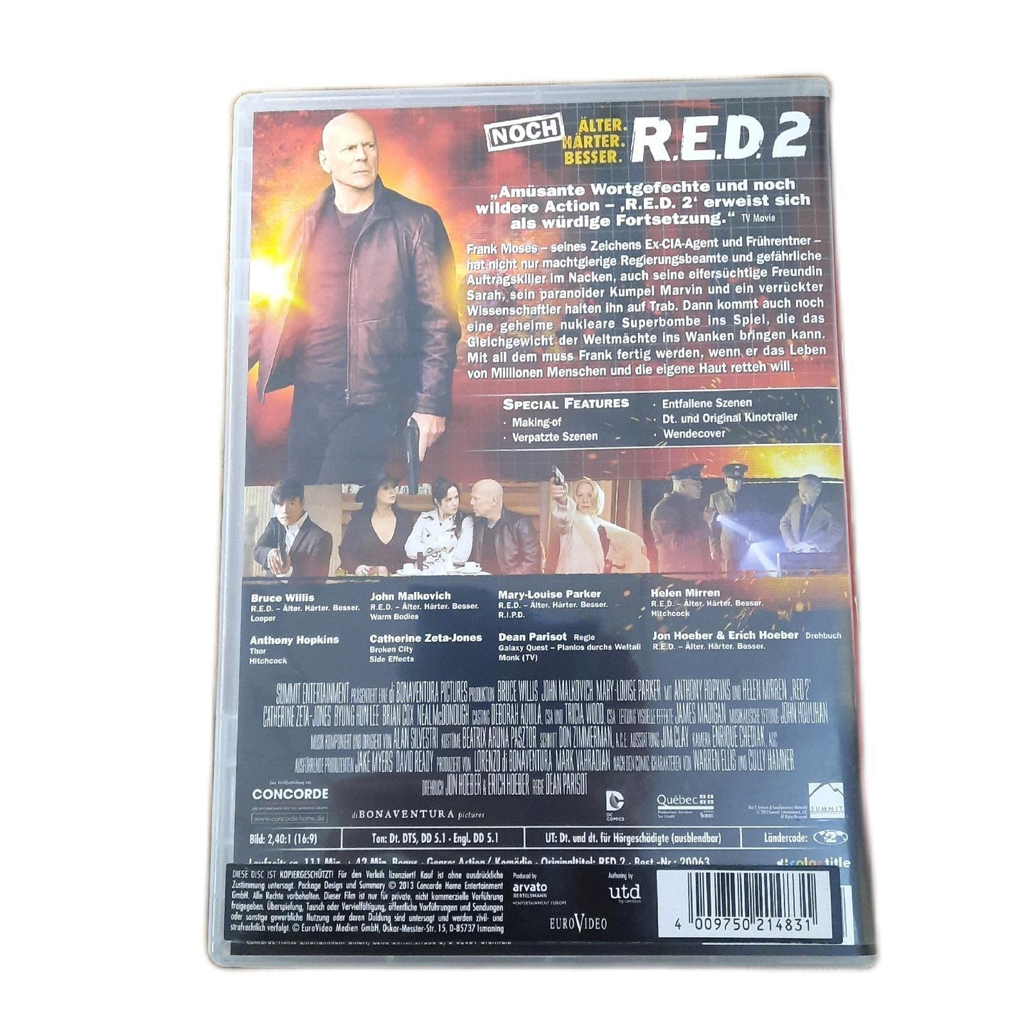 R.E.D. 2- Älter. Härter. Besser., Bruce Willis, Deutsch, FSK 16