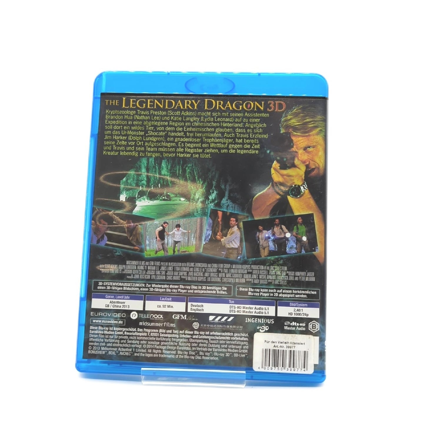 The Legendary Dragon - Der letzte seiner Art [3D Blu-ray]