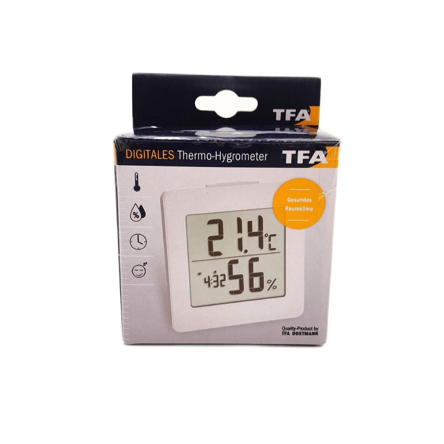 TFA Dostmann Thermo Hygrometer Messgerät Raumklima Digital Breite 94 cm